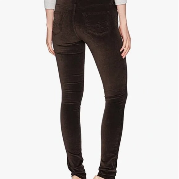 AG The Legging Super Skinny Velveteen Jean (Chocolate Brown) - Size 28R - Picture 15 of 15